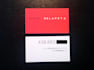 design a minimalistic business card