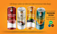 design custom can label wine label and product label design