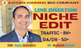 do link insertion niche edit and guest posts on high da DR and traffic sites
