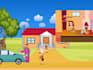 draw children story book illustration