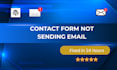 fix contact form not sending email issue SMTP cf7 wpforms