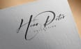 design scripted, cursive, hand drawn signature logo or autograph