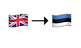 translate 100 words from en to et