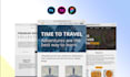 design a creative landing page UI UX