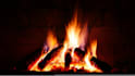 create relaxing fireplace meditation video with fire crackle