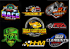 do automotive, car racing, auto detailing logo