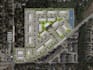 render 3d architectural landscape design, town, site plan model masterplan