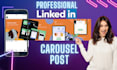 make a professional linkedin carousel post