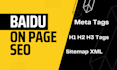 chinese onpage SEO optimization to increase baidu traffic