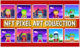 create your pixel art collection for nft
