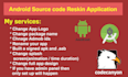 reskin android app and redesign app