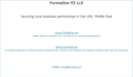 create basic static HTML website landing page
