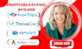set up high converting thrivecart, samcart, and gohighlevel sales funnels