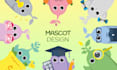 create character or mascot design, cartoon logo, emotes, poses