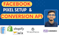setup meta pixel shopify GTM conversation API and server side tracking