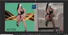 professionally beautify and remove dirt from  image