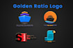 design modern golden ratio logo for your startup or brand
