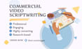 write a captivating commercial video script