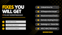 fix wordpress website issues errors, bugs, HTML CSS, elementor expert help
