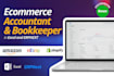 be your ecommerce accountant, bookkeeper in erpnext, excel