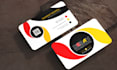 design professional business card with realistic mockups