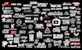 create typography professional and producer dj logo