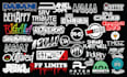 text, font, music, typography or dj logo design