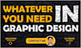 handle any graphic designing task