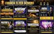 design event flyer, church flyer and festival flyer design