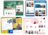 create user interface landing page design for your website