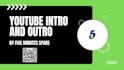 create a youtube intro and outro with your logo design
