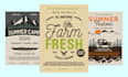 design awesome retro or vintage poster