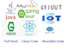 build your web solution using java springboot and react
