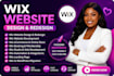 do wix website redesign, wix website design, wix refresh and wix ecommerce store