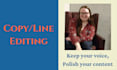 copy and line edit to improve clarity