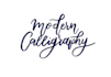 write anything in modern calligraphy