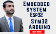 design embedded system iot with arduino, esp32, raspberry, microcontroller,stm32
