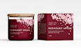 do luxury candle label design, product label, and packaging design