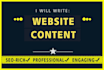 be your SEO content writer for website