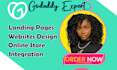 godaddy website design, godaddy website redesign redesign godaddy landing page