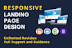 create high converting landing page design html css bootstrap5