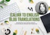 translate your blog into english