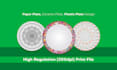 do your paper, plastic, ceramic plate design