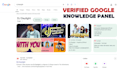 do create google knowledge panel musical category
