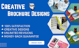 design bifold, trifold, brochure, business flyer or postcard