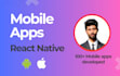 build react native mobile app as a react native developer