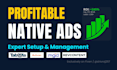 setup taboola, outbrain, mgid, and revcontent native ads