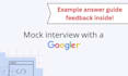 do a mock coding interview with you as a google engineer