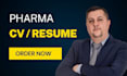 craft a results driven pharma industry CV that gets you interviews