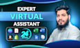 upload products, manage website content and ecommerce virtual assistant tasks